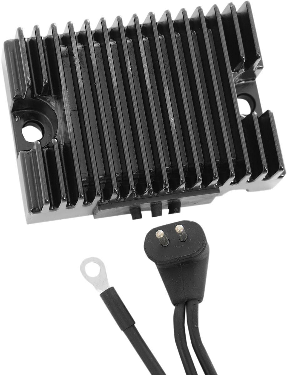 74516-86BK - Drag Specialties Solid-State Regulator For Harley Davidson FLH 1340 1981-1984 - Black