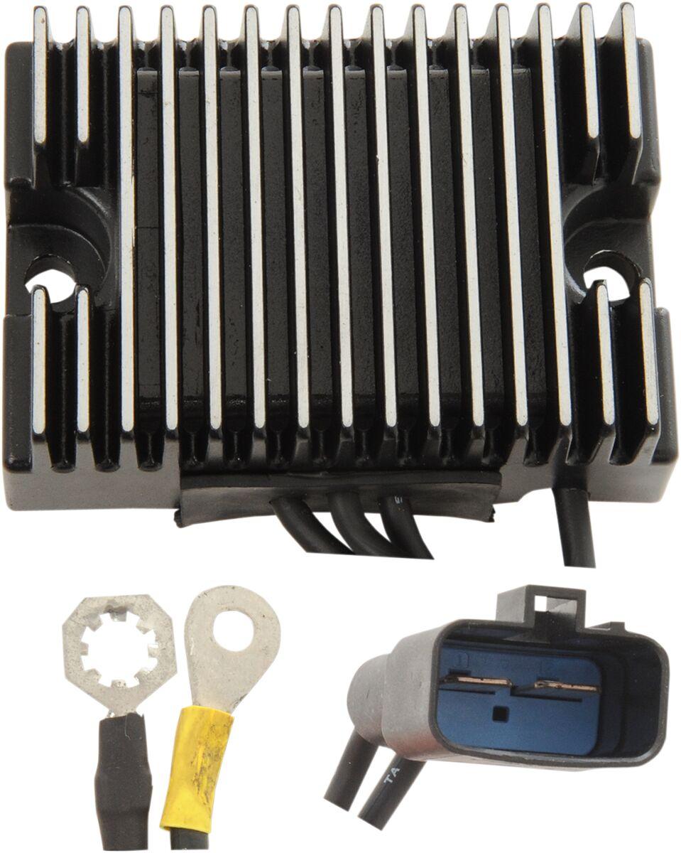 74518-99A - Drag Specialties Solid-State Regulator For Harley Davidson FXD 1450 2000-2003 - Black