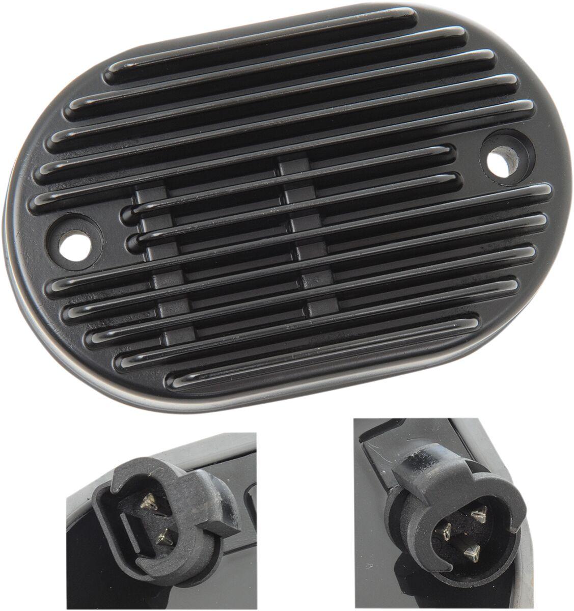 74540-11 - Drag Specialties Solid-State Regulator For Harley Davidson FLS 1690 2012-2016 - Black