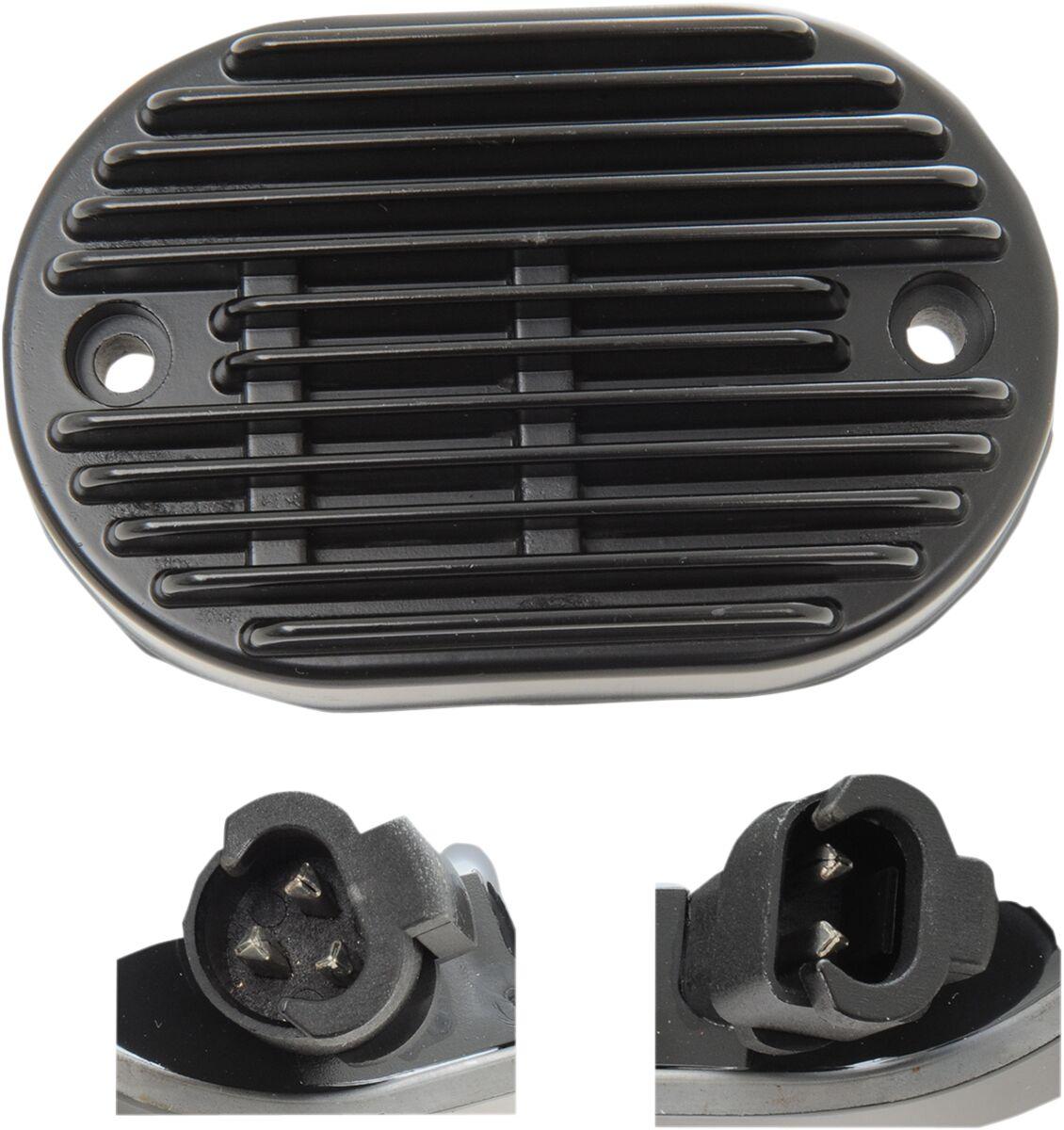 74540-08 - Drag Specialties Solid-State Regulator For Harley Davidson FLSTC1584 2008-2010 - Black