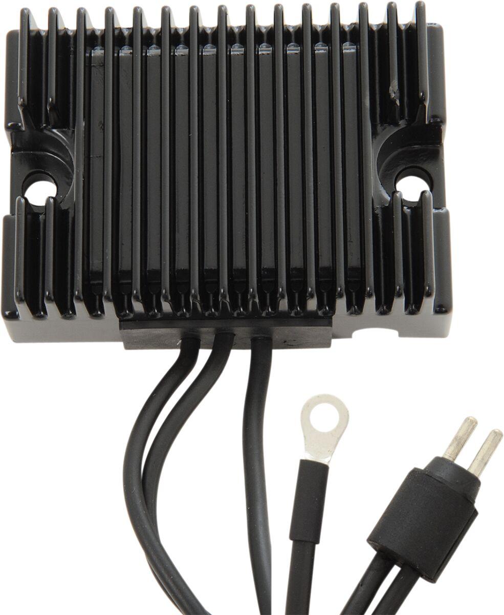 74523-91BK - Drag Specialties Solid-State Regulator For Harley Davidson XLH 1200 1991 - Black