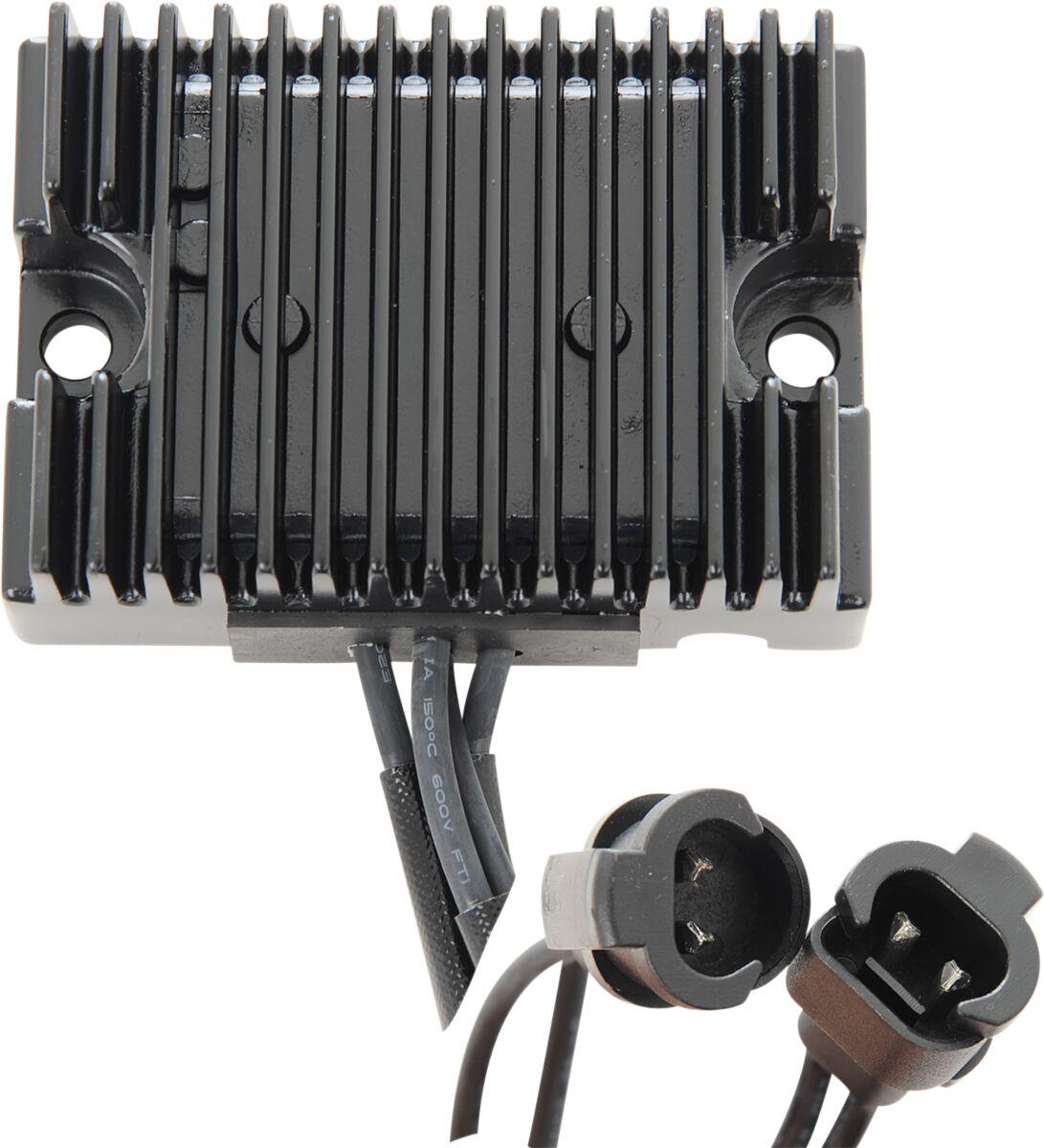 74711-08 - Drag Specialties Solid-State Regulator For Harley Davidson XL 1200 C 2007-2013 - Black
