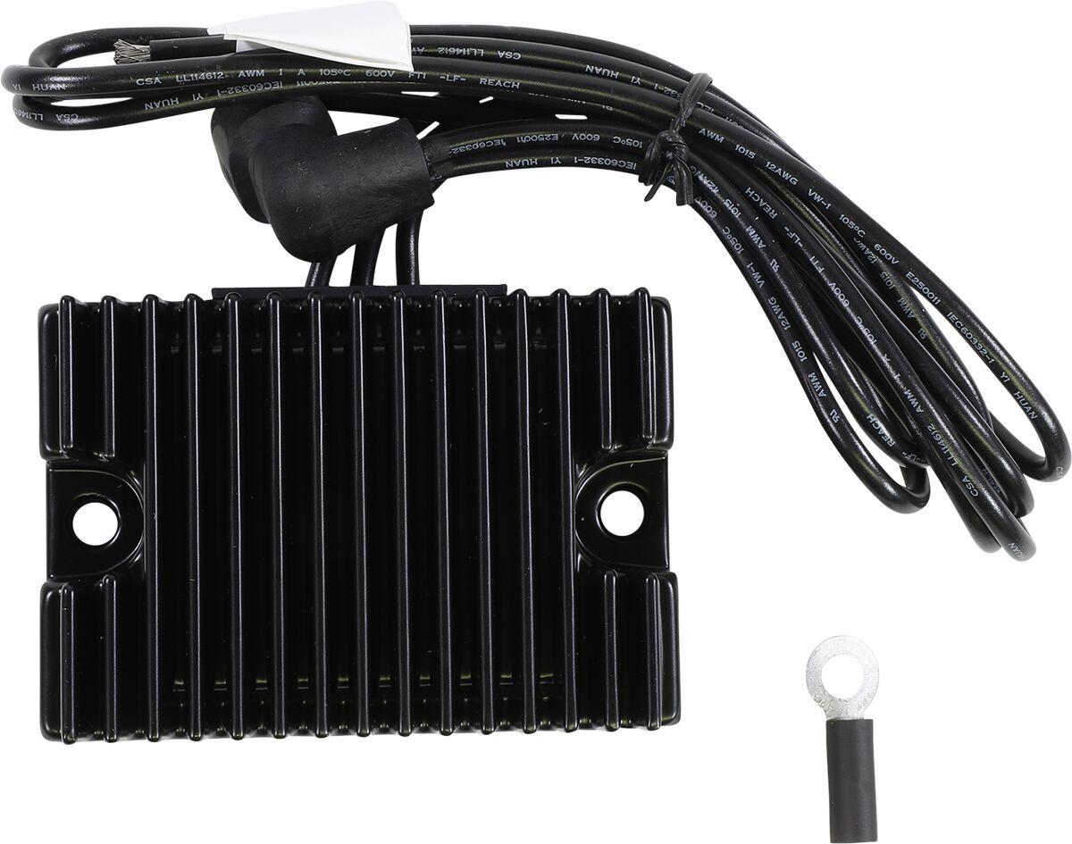 74519-88BLK - Drag Specialties Premium Voltage Regulator For Harley Davidson FLST 1340 1989-1990 - Black