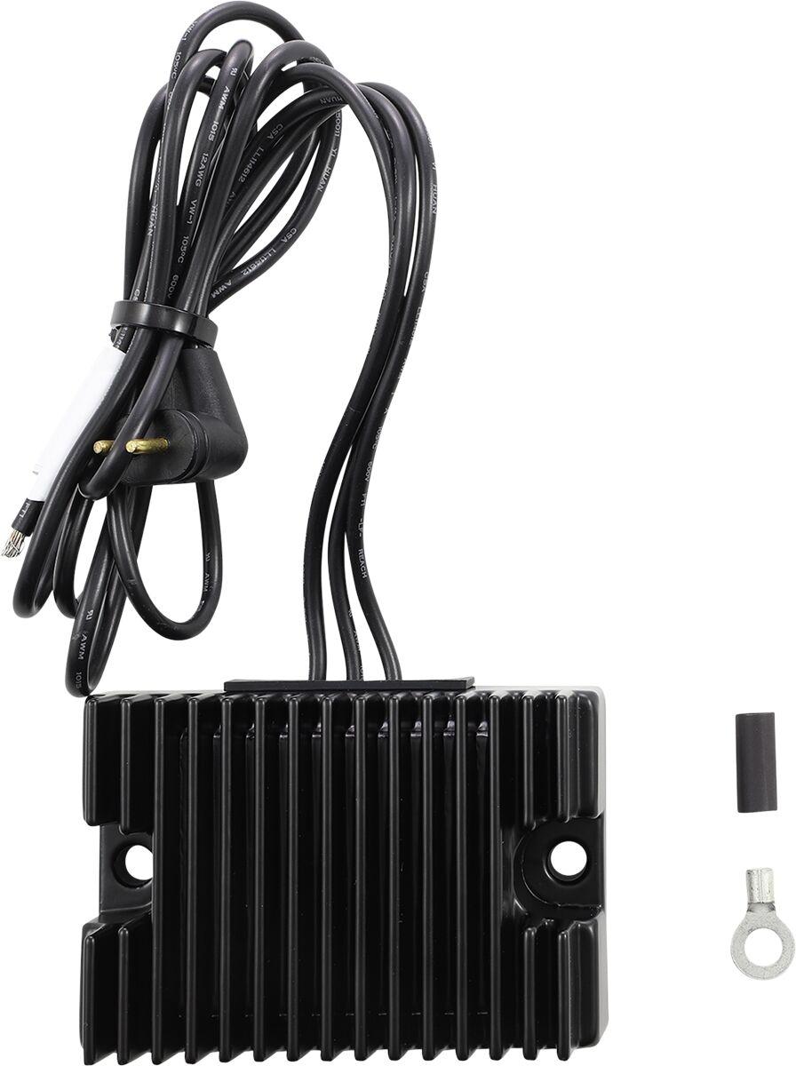 74516-86BLK - Drag Specialties Premium Voltage Regulator For Harley Davidson FLST 1340 1987-1988 - Black