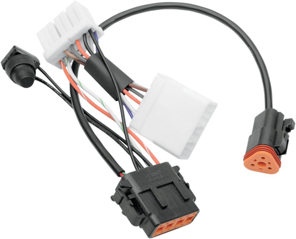 DRAG002 - Drag Specialties Electronic Speedometer Wiring Harness For Harley Davidson FXDWG 1340 1996-1997 - Black