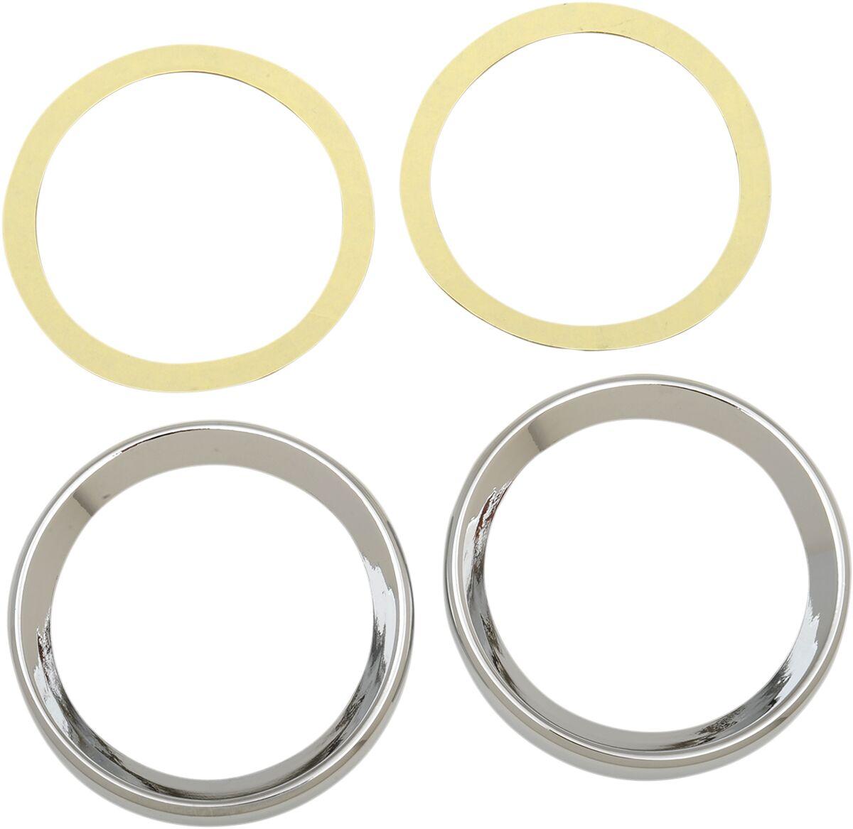 2202-0060 - Drag Specialties Instrument Gauge Bezel For Harley Davidson FLHT 1340 1996-1998 - Chrome