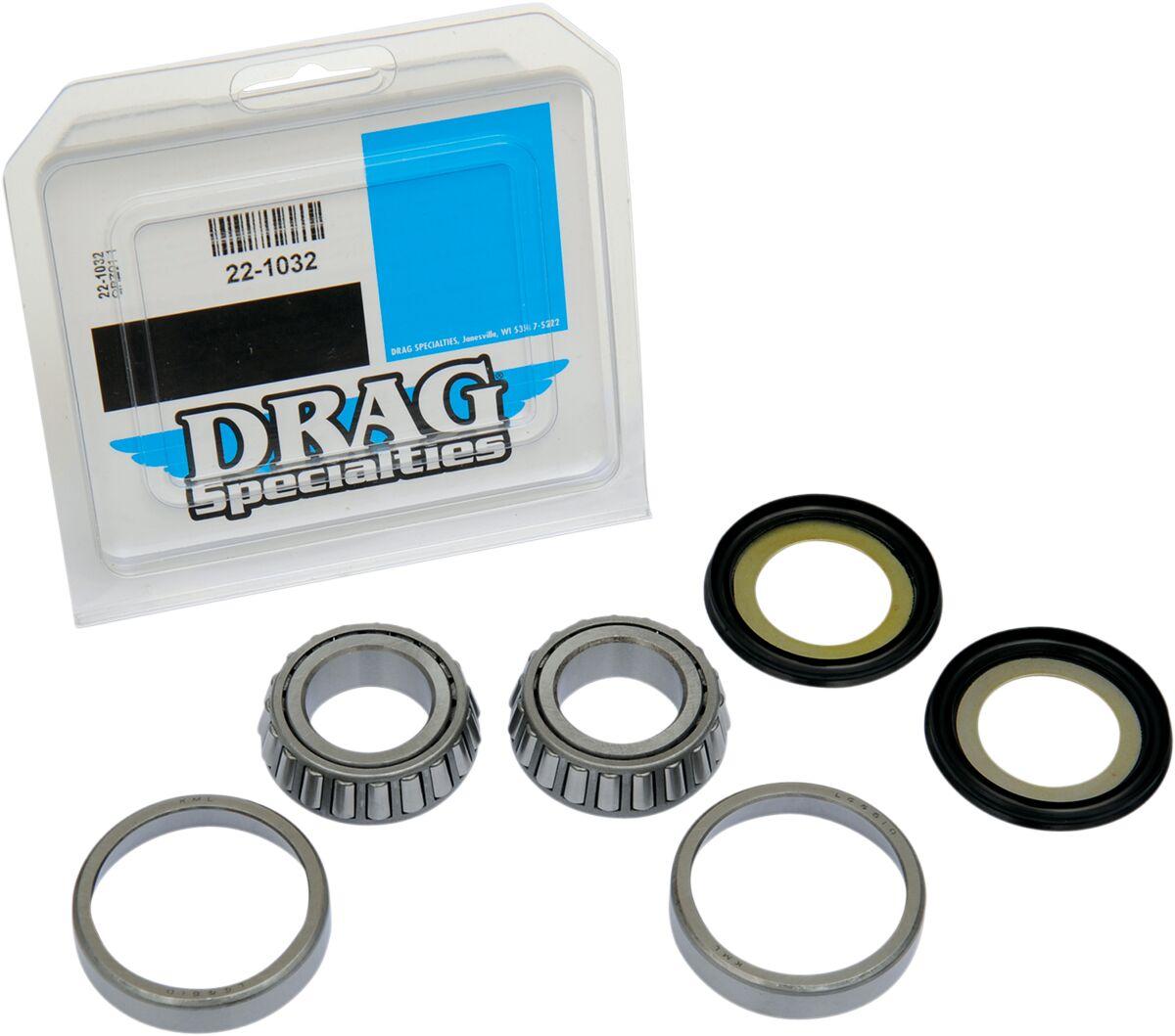 22-1032 - Drag Specialties Steering Bearing & Race Kit For Harley Davidson FL 1200 1960-1964