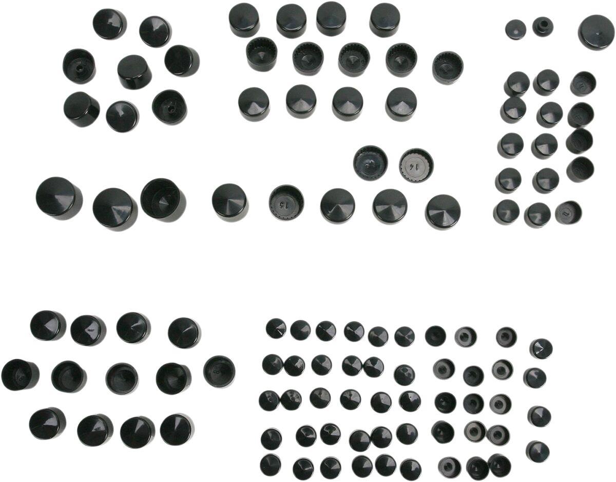 352001 - Drag Specialties Bolt Cover Standard Kit For Harley Davidson FLHR 1584 2007-2008 - Black