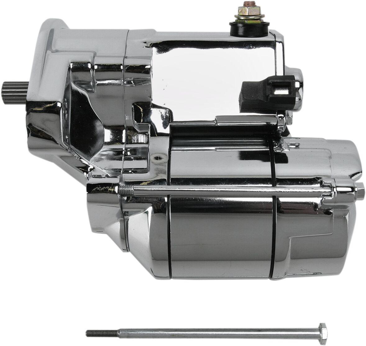 80-1002 - Drag Specialties 1.4 kW High-Performance Starter Motor For Harley Davidson FLHR 1340 1994-1998 - Chrome