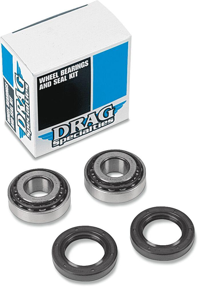 25-1002 - Drag Specialties Wheel Bearings & Seal Kit For Harley Davidson FLH 1200 1973-1980 Fits Front Or Rear