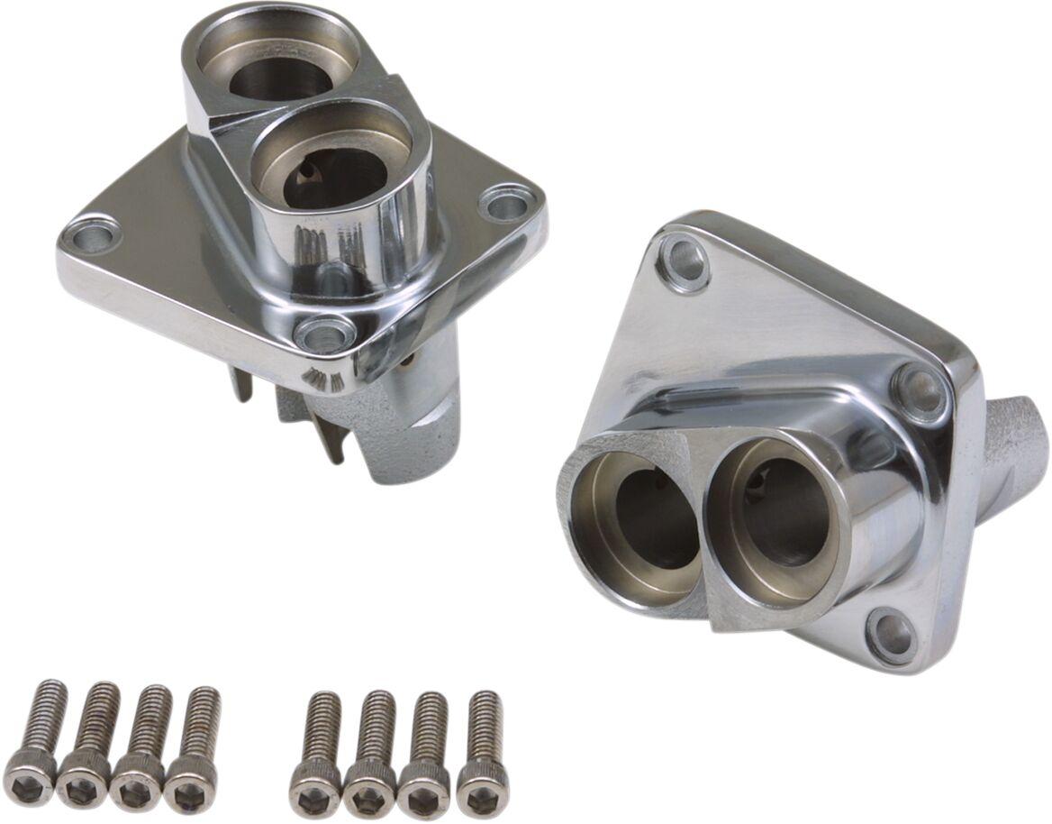 20489 - Drag Specialties Lifter Blocks For Harley Davidson FL 1200 1953-1977 - Chrome