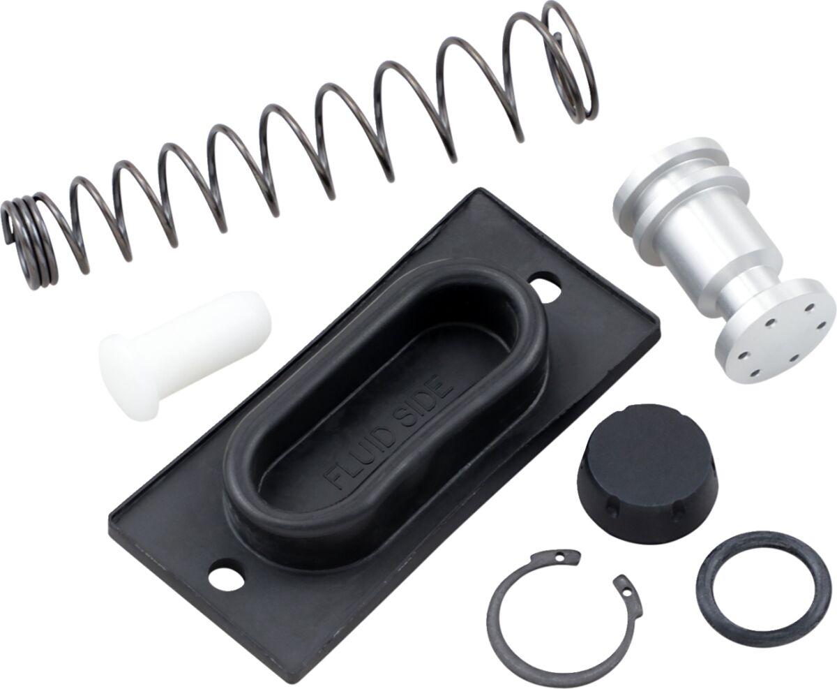 11639 - Drag Specialties Rear Brake Master Cylinder Rebuild Kit For Harley Davidson FLH 1200 1977-1980 Rear - Black/Silver