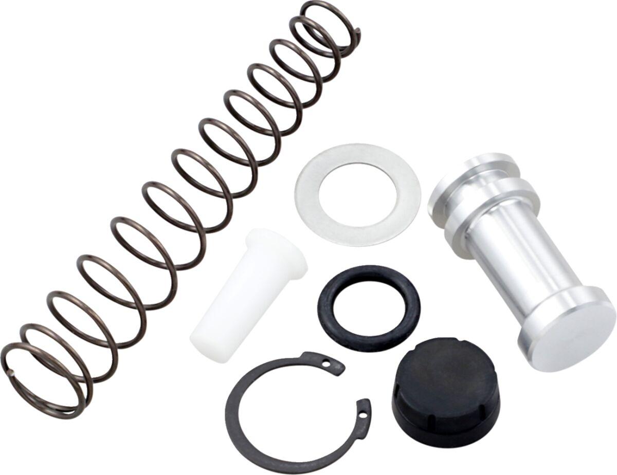 19218 - Drag Specialties Rear Brake Master Cylinder Rebuild Kit For Harley Davidson FLTC1340 1987-1991 Rear - Black/Silver