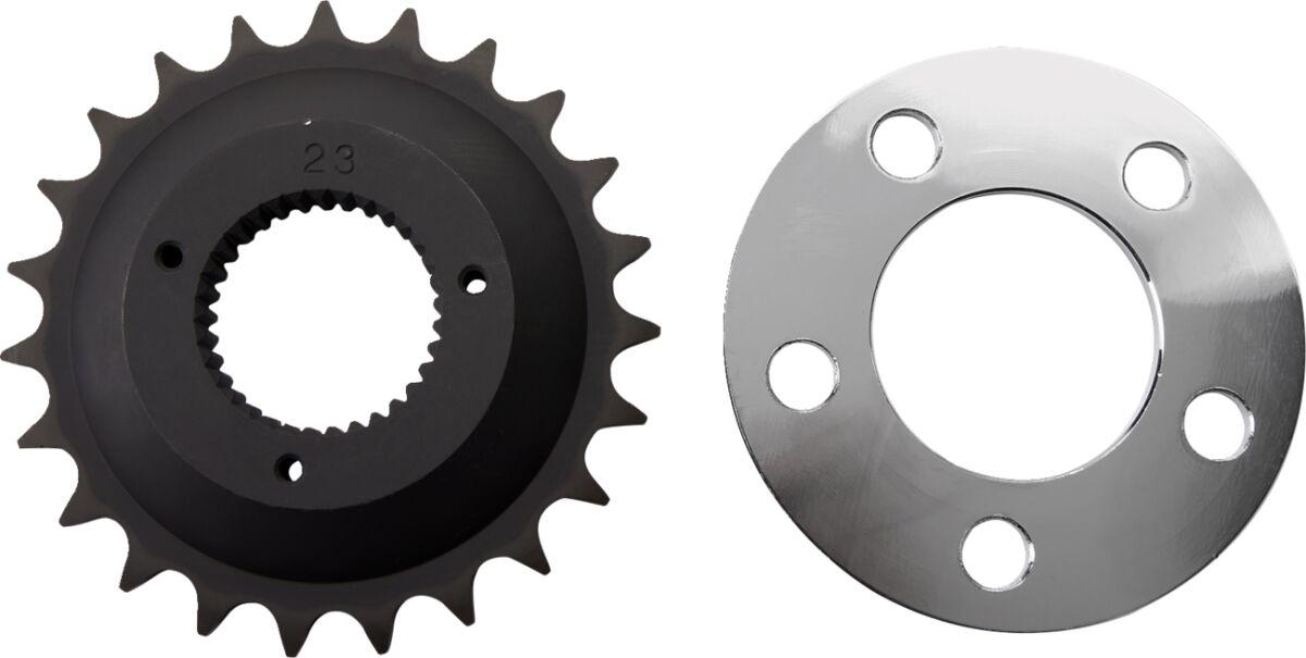 74243C - Drag Specialties Offset Sprocket Kit For Harley Davidson FLST 1340 1987-1990 23T - Black