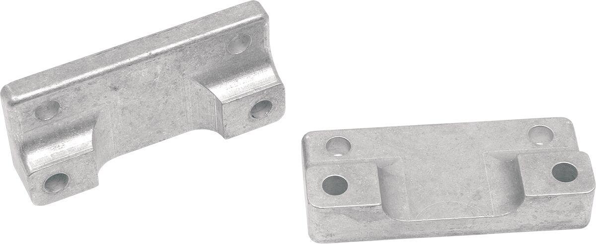 222129 - Drag Specialties Fender-To-Fork Adapter For Harley Davidson FLH 1200 1980 16" Front - Unfinished