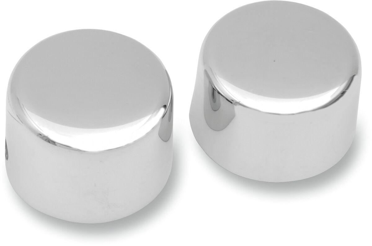 301690 - Drag Specialties 3/4" Axle Caps For Harley Davidson FLH 1200 1979-1980 Front - Chrome