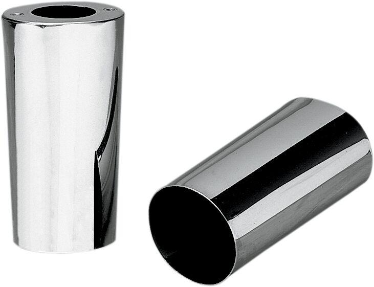74537 - Drag Specialties Fork Slider Covers For Harley Davidson FL 1200 1949-1977 - Chrome