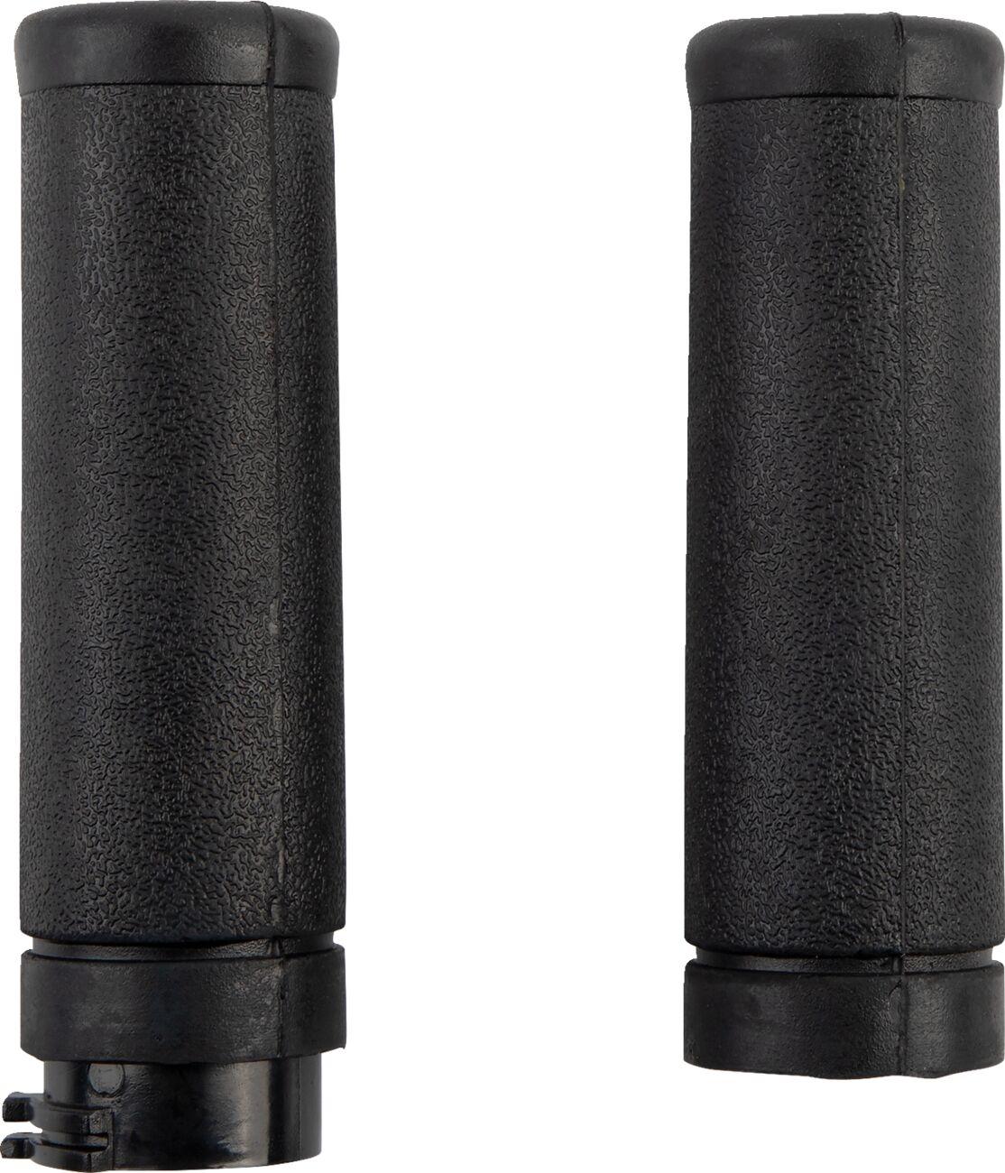 170506ADTSBC324 - Drag Specialties Replacement OEM-Style Rubber Grips For Harley Davidson FLD 1690 2012-2013 - Black