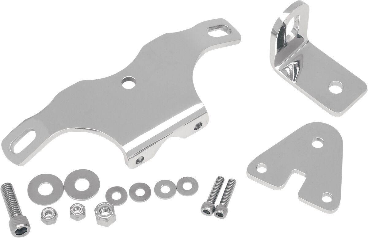 74807 - Drag Specialties Heavy-Duty Top Motor Mounts For Harley Davidson FLST 1340 1987-1990 Top - Chrome
