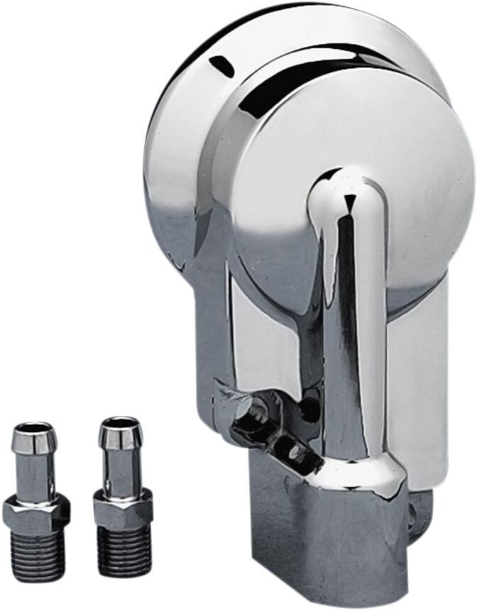 20302-BX-LB1 - Drag Specialties Custom Oil Filter Mount For Harley Davidson FLHR 1340 1994-1998 - Chrome