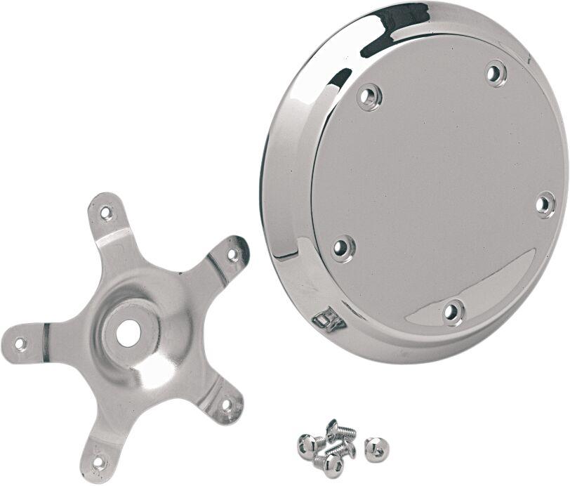 14-0210-SC4 - Drag Specialties Five-Bolt Domed Air Cleaner Insert For Harley Davidson FLSTC1450 2000-2001 - Chrome