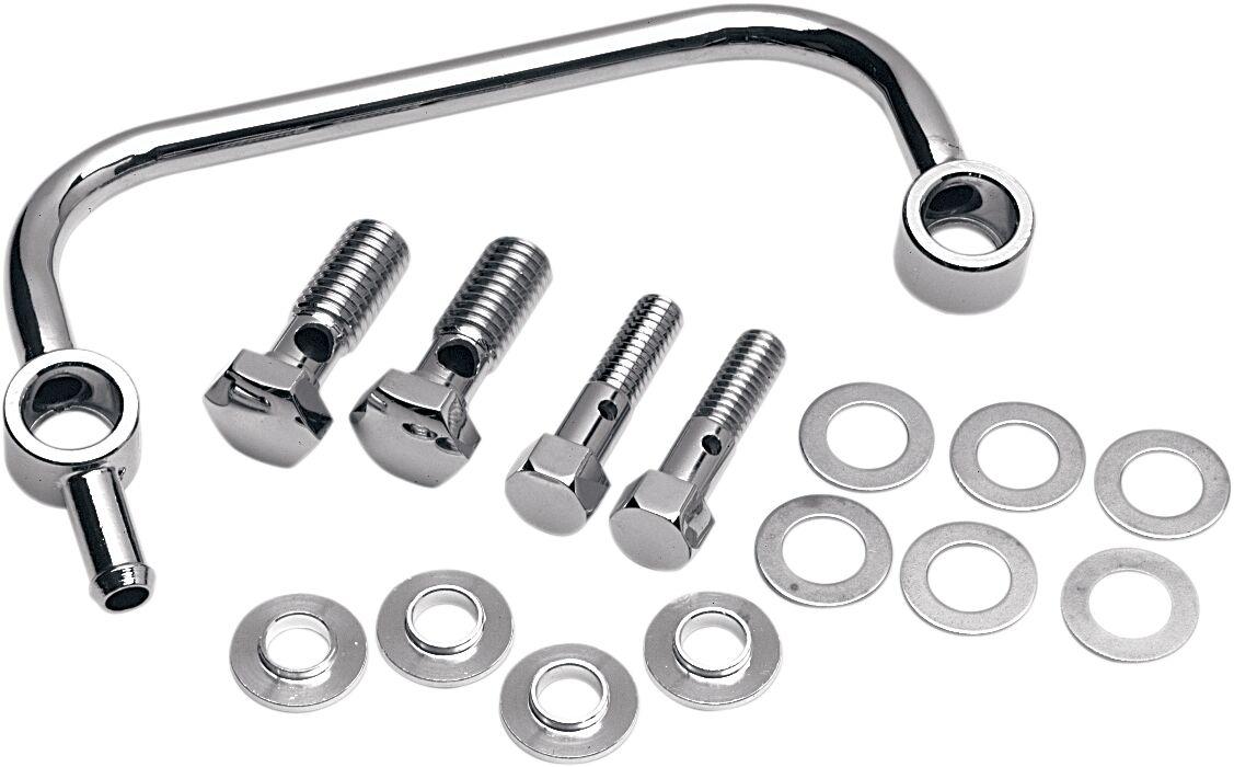 35-0321 - Drag Specialties Crankcase Breather Kit For Harley Davidson FLD 1690 2012-2013 - Chrome