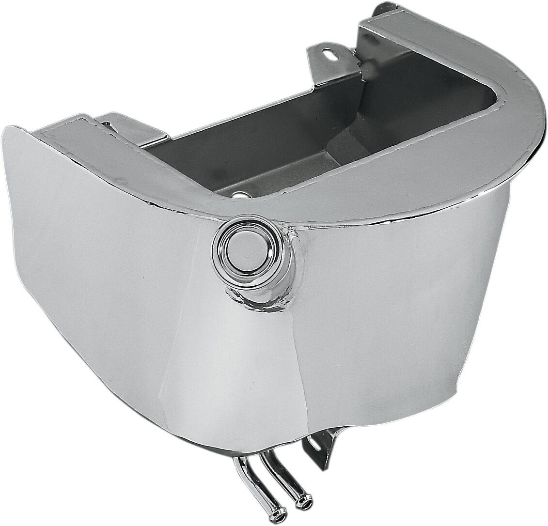 74761 - Drag Specialties Winged Oil Tank For Harley Davidson FLST 1340 1989-1990 - Chrome