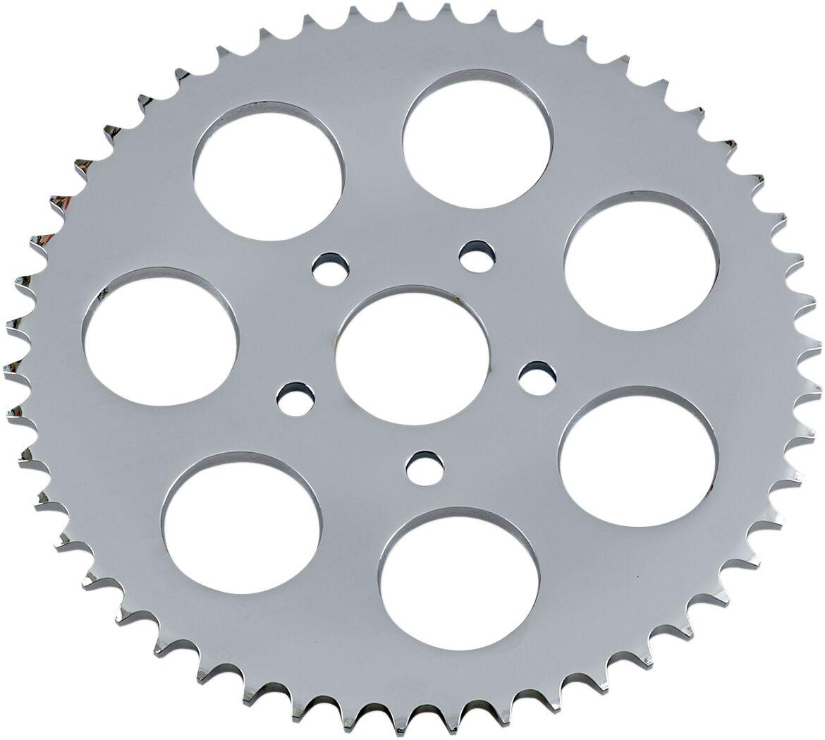 26-010751-BC648 - Drag Specialties Rear Wheel Sprocket For Harley Davidson FL 1200 1973-1977 Rear Chrome 51T