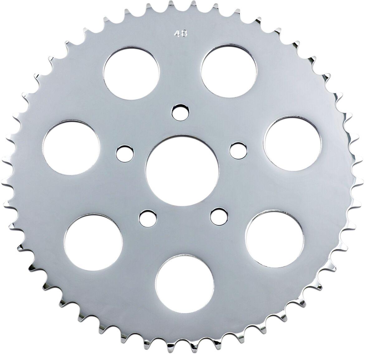 19366P - Drag Specialties Rear Wheel Sprocket For Harley Davidson XLH 1100 1986-1987 Rear Chrome 48T