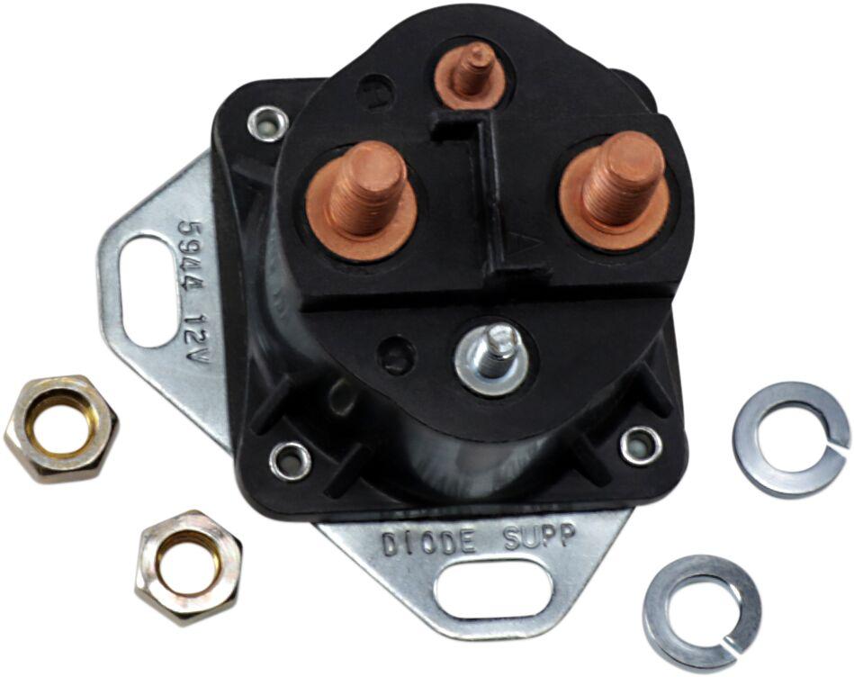 MC-DRAG006 - Drag Specialties Starter Relay Switch For Harley Davidson FLH 1200 1980 - Black