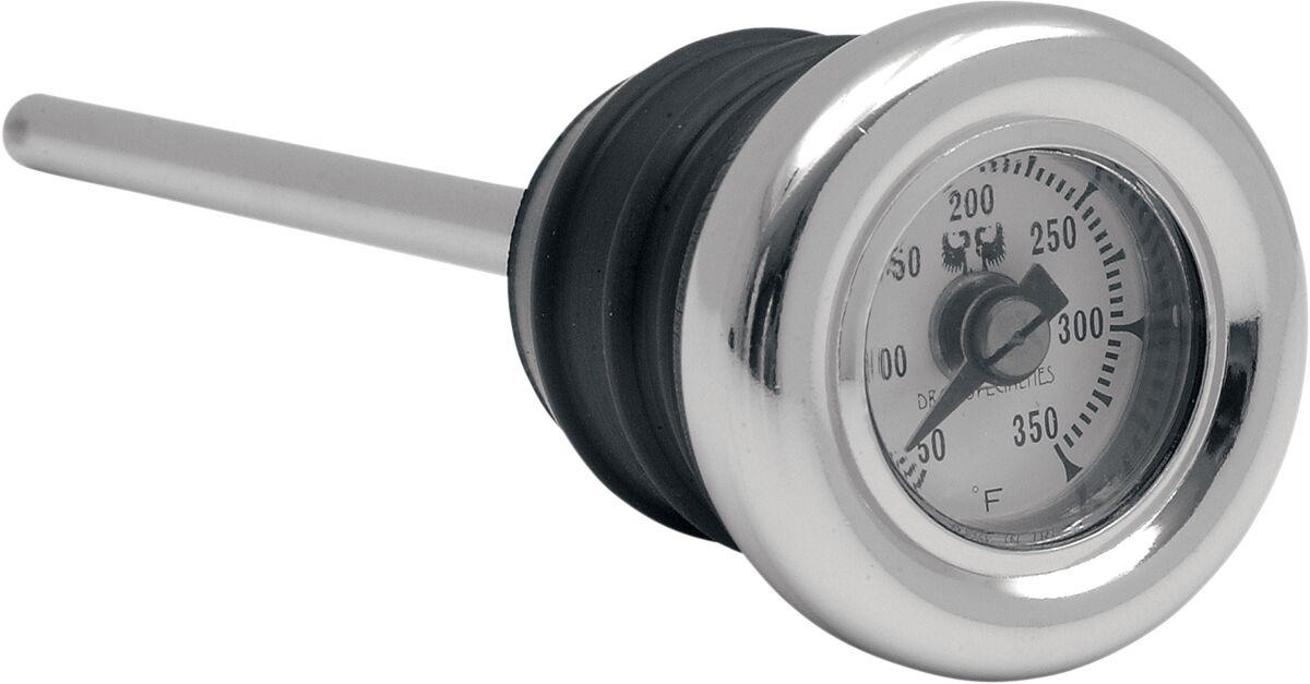 20263-BX9 - Drag Specialties Oil Plug Temperature Gauge For Harley Davidson FX 1200 1971-1979