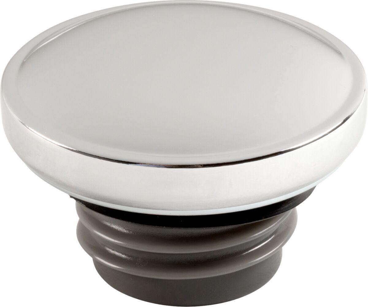 03-0305-A-BC221 - Drag Specialties Screw-In Fuel Cap For Harley Davidson FLD 1690 2012-2013 - Chrome