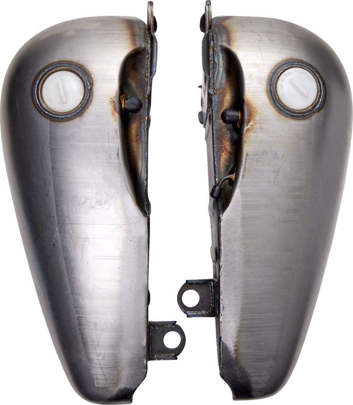 011184-BX36 - Drag Specialties Fat Bob-Style Gas Tank For Harley Davidson FLHR 1340 1994-1995 - 13.2 Litre Raw