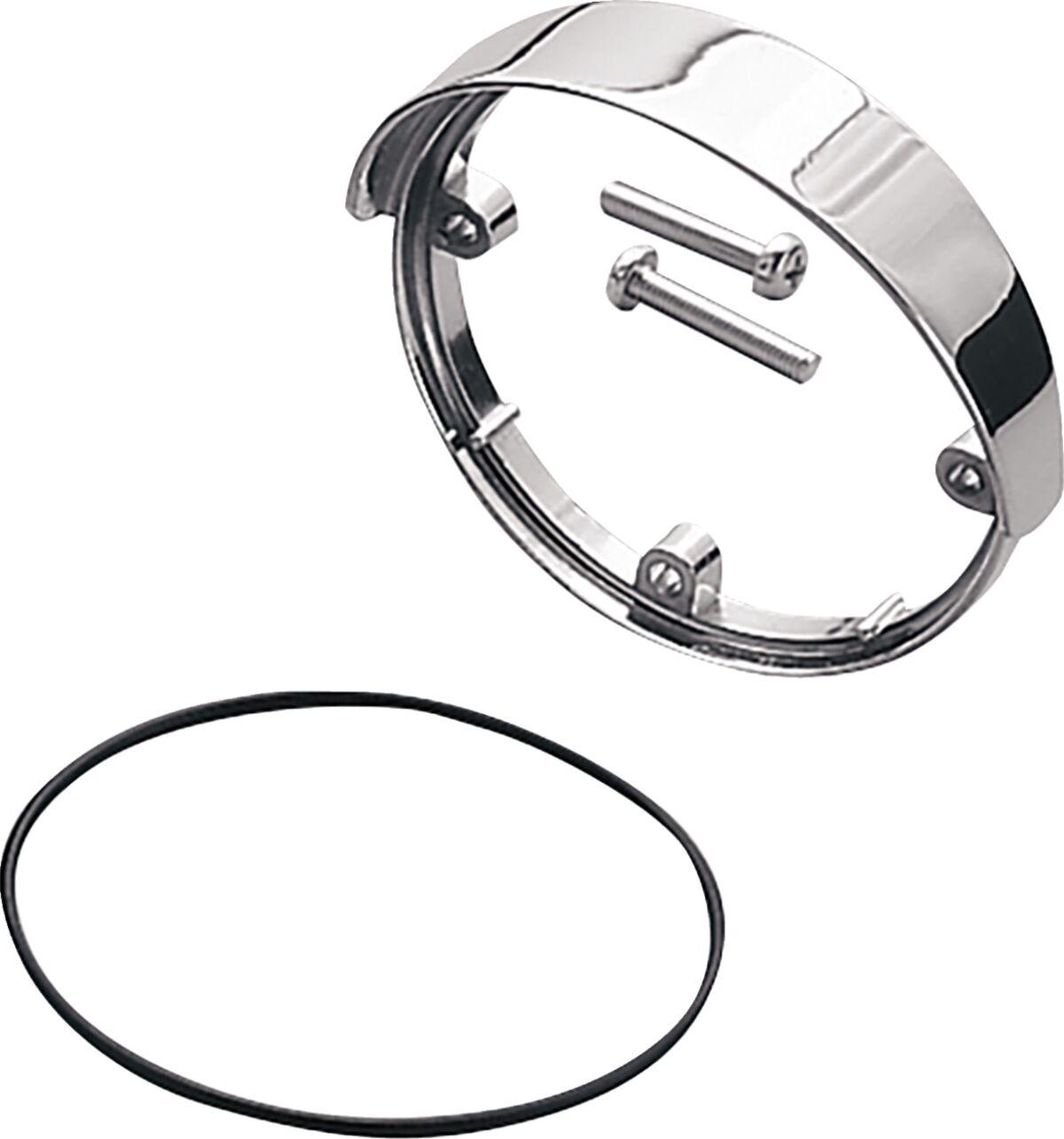73021 - Drag Specialties Die-Cast Turn Signal Visors For Harley Davidson FLDE 1750 2018 Chrome