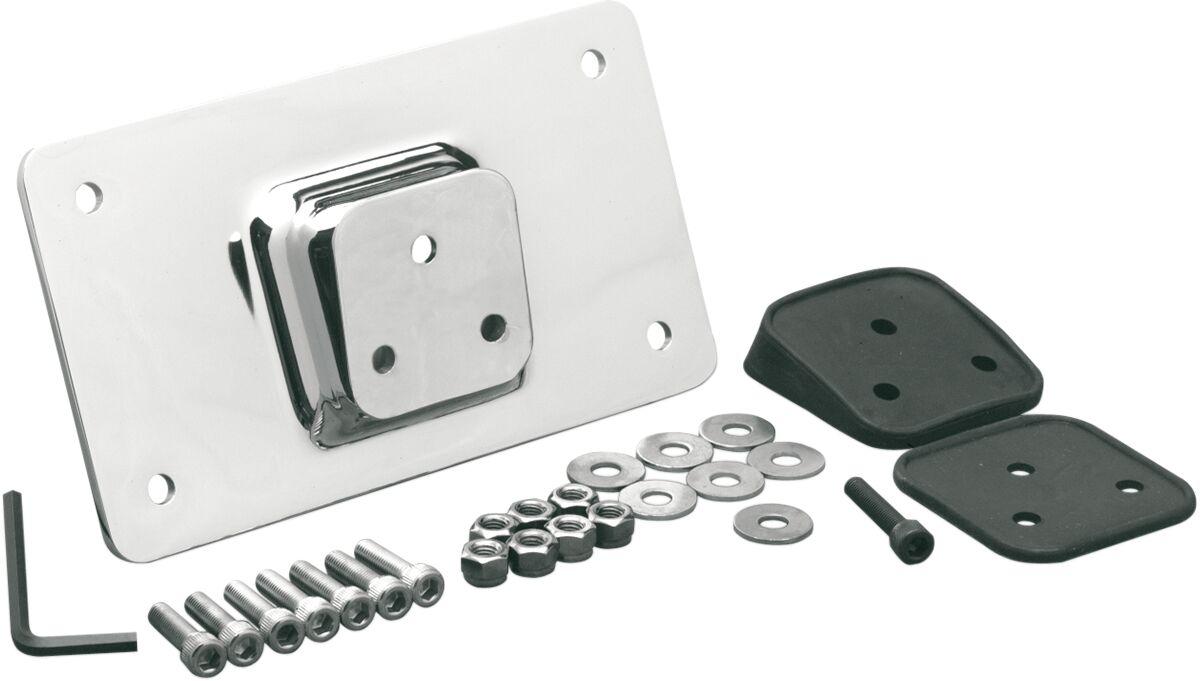 090205 - Drag Specialties Fender License Plate Mount For Harley Davidson FL 1200 1955-1977 Rear
