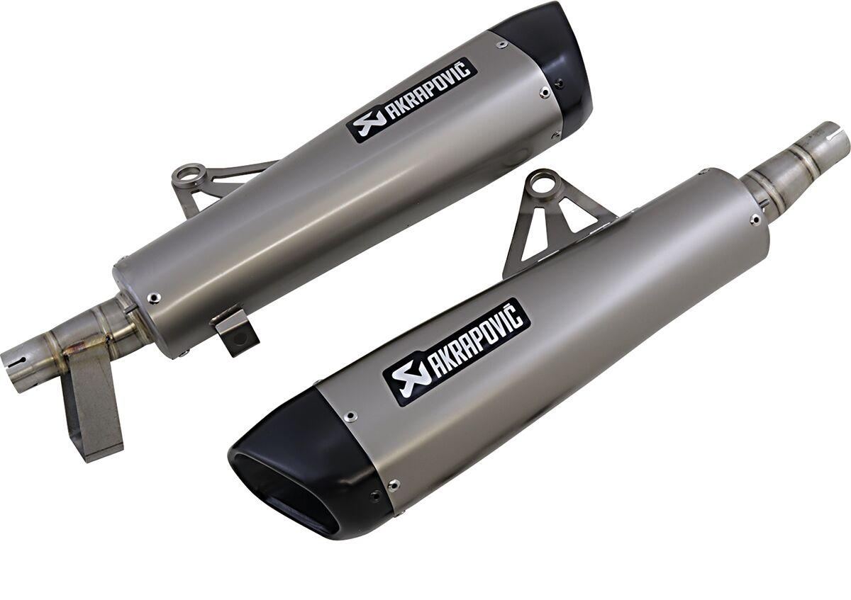 S-T12SO4-HCQT - S-T12SO4-HCQT - Akrapovic Titanium Line Silencers - Triumph Bonneville 900 T100 2017-2020