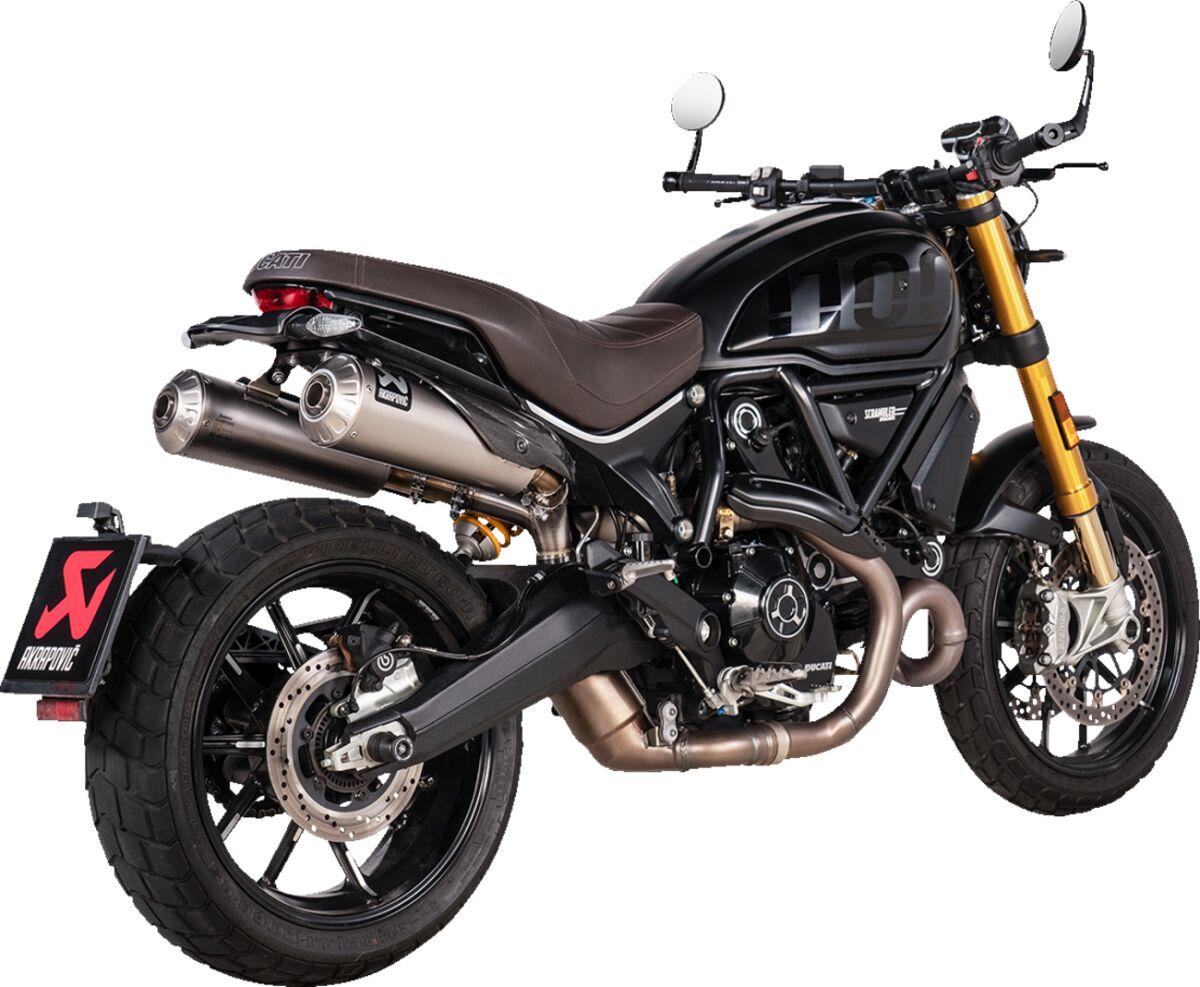 S-D11SO13-HBFGT - S-D11SO13-HBFGT - Akrapovic Silencers - Ducati Scrambler 1100 ABS 2021-2023