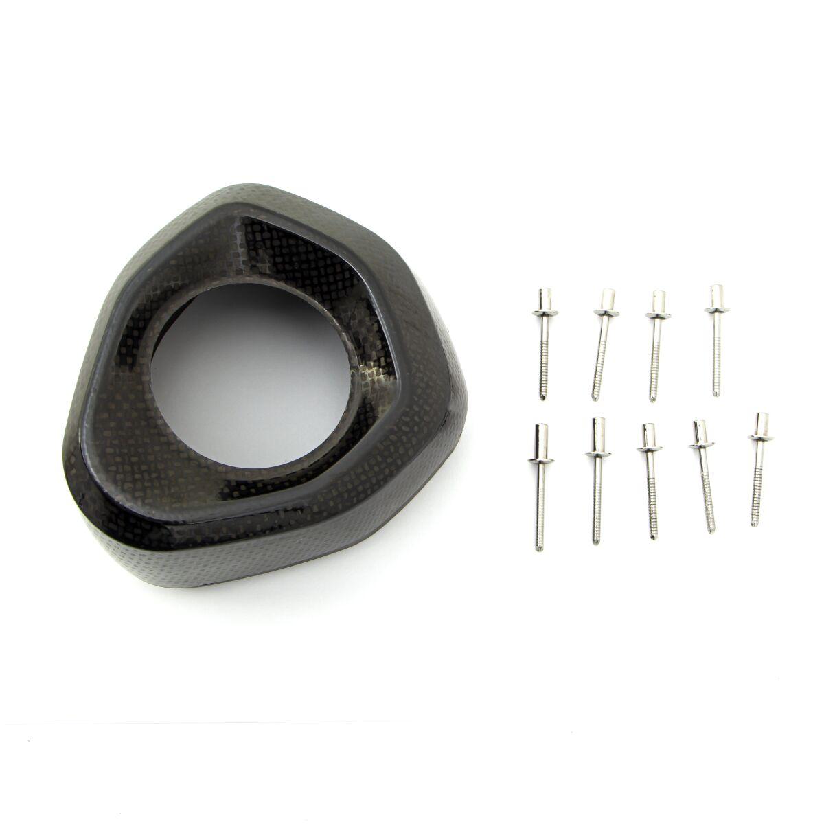 V-EC347 - Akrapovic End Cap For Vespa GTS 125 2009-2010 - Black