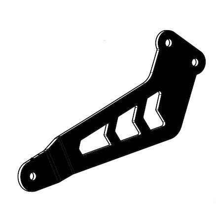 P-X262 - P-X262 - Akrapovic Silencer Bracket - Yamaha MT-09SP ABS 2021-2023