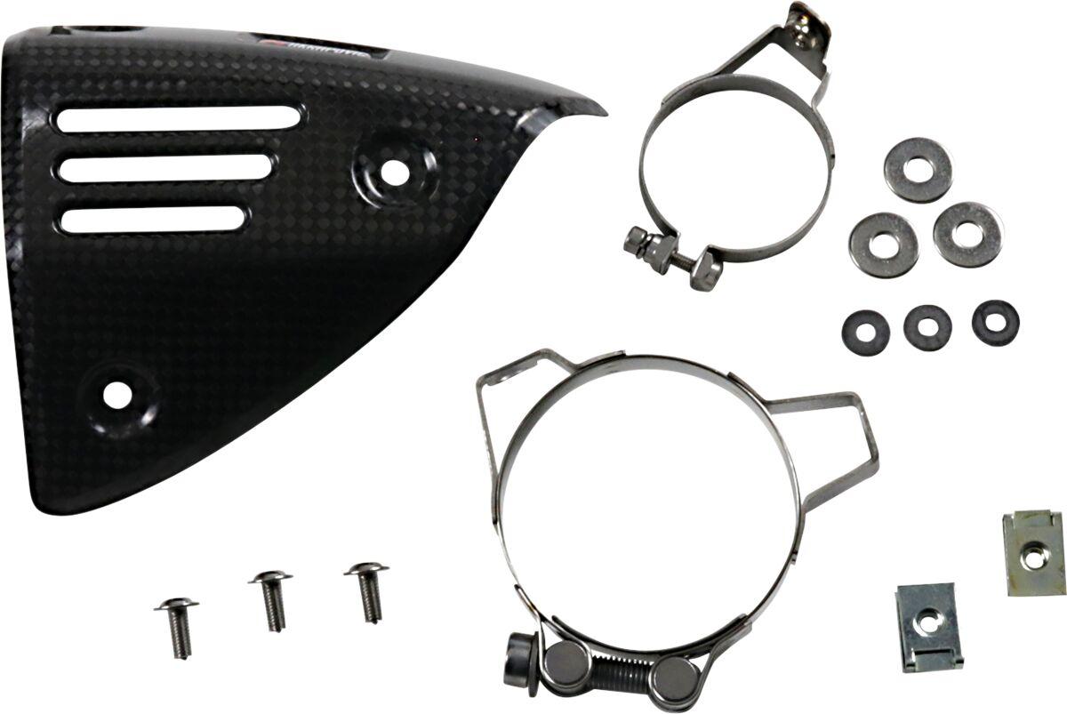 P-HSVE3SO1 - Akrapovic Heat Shield For Vespa GTS 125 2009-2010 - Black