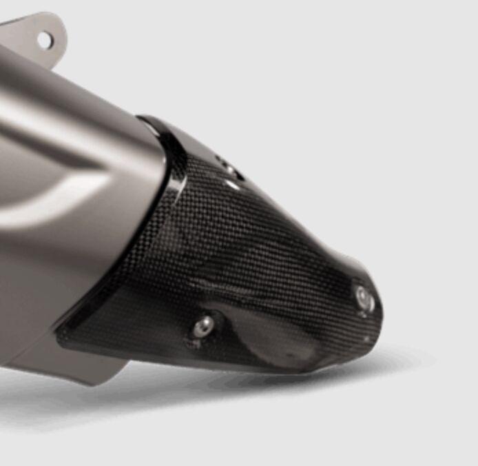 P-HSVE3SO2 - Akrapovic Heat Shield For Vespa GTS 300 HPE 2021-2024 - Black