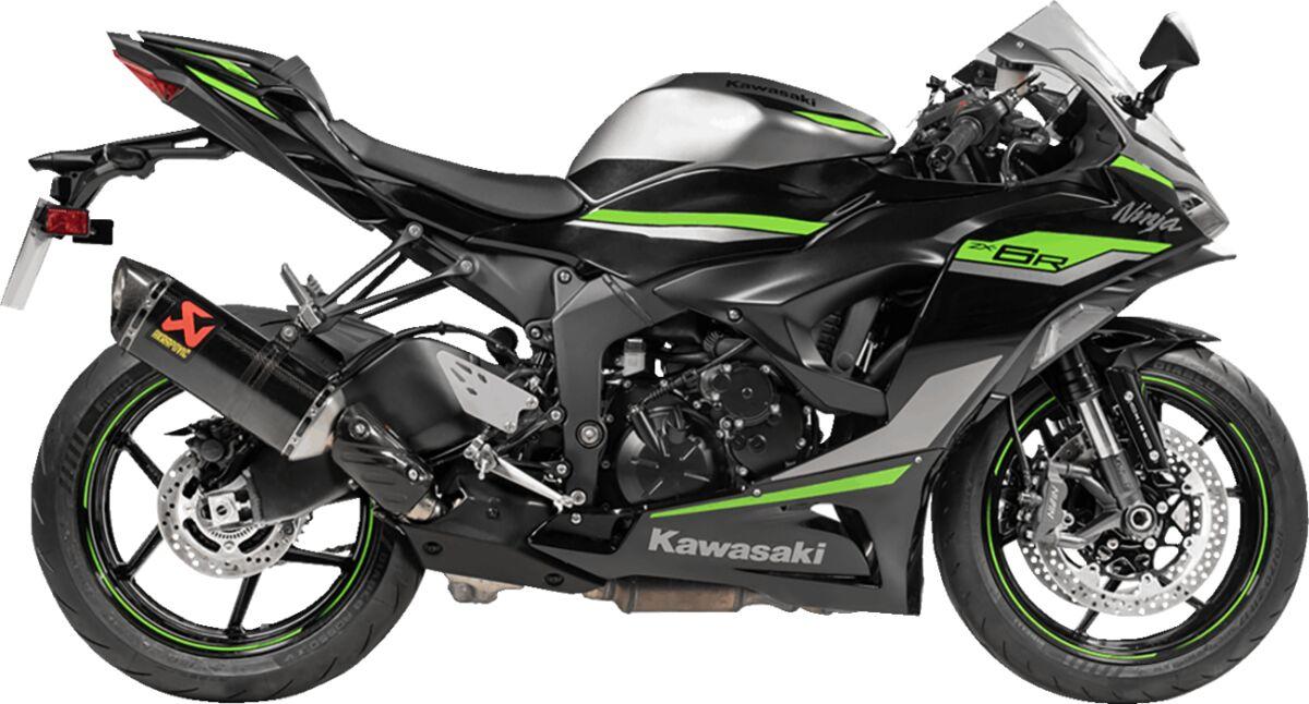 S-K6SO7-HZC/3 - Akrapovic Line Silencer For Kawasaki ZX-6 R 600 2009-2016 Right