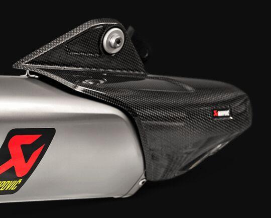 P-HSY10SO5 - Akrapovic Heat Shield For Yamaha YZF-R1 1000 2015-2024 - Black