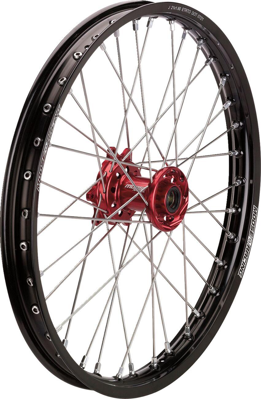 HF-16021-BKRD - Moose Racing SX-1 Wheel For Honda CR125 1984-2007 - Black/Red - Front