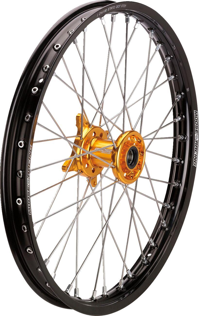 SF-16021-BKGD - Moose Racing SX-1 Wheel For Suzuki RMZ250 2004-2025 21x1.6 Front - Black/Gold