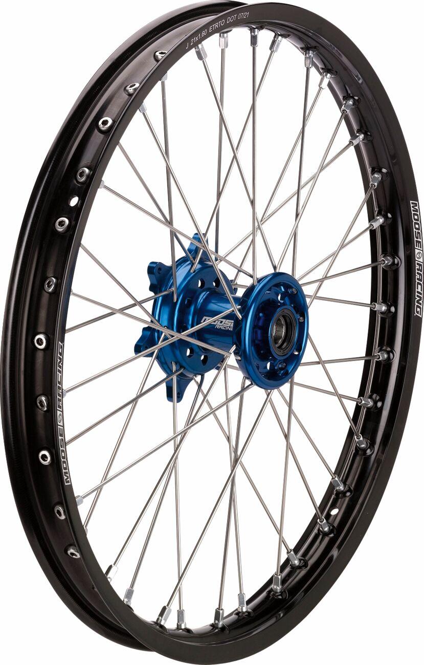 MF-16021-BKBU - Moose Racing SX-1 Wheel For Gas Gas EC 250 2020-2023 21x1.6 Front - Black/Blue