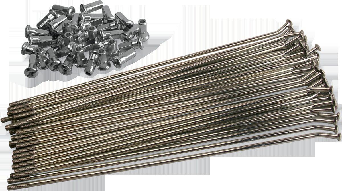 1-20-211-S - Moose Racing Coated Steel Spoke Set For Kawasaki KX250 2006-2024 - Front