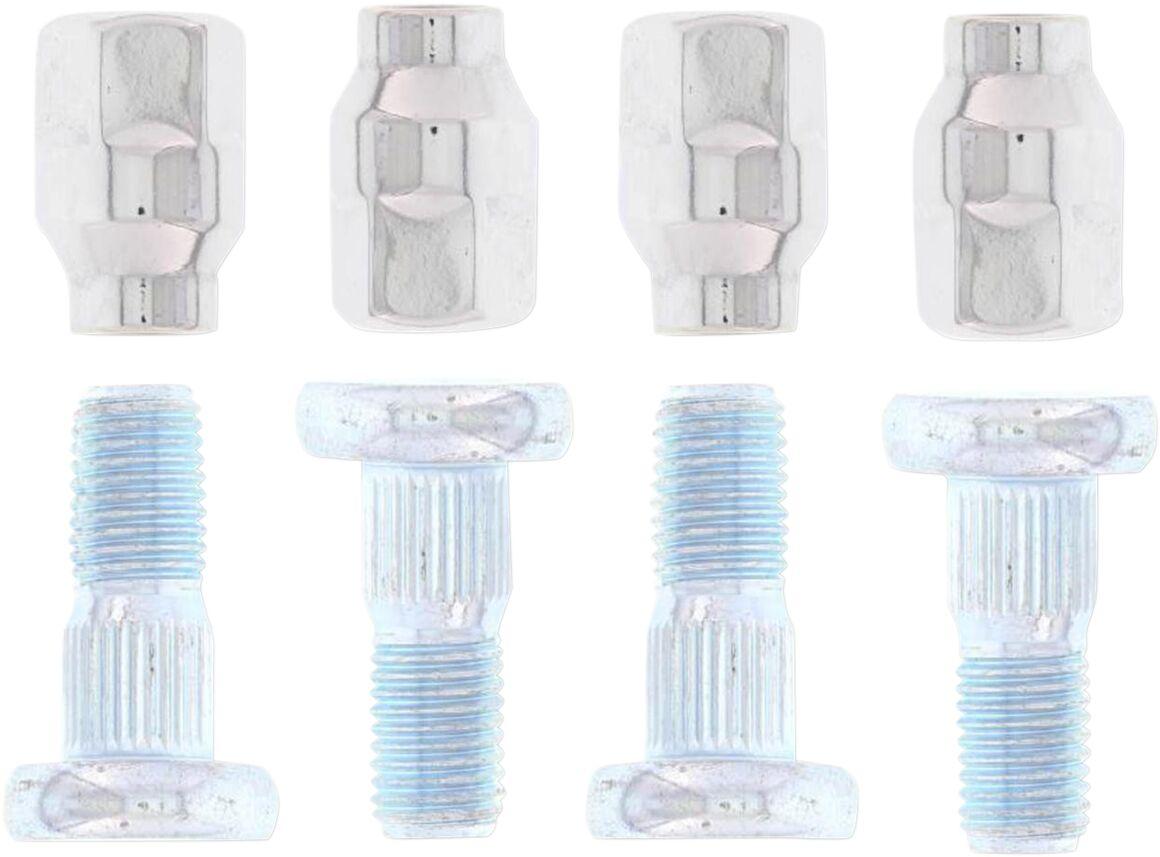 85-1116 - Moose Racing Wheel Stud/Nut Kit For Arctic Cat Textron 400 4X4 2007 (US Models) Fits Front Or Rear - Silver