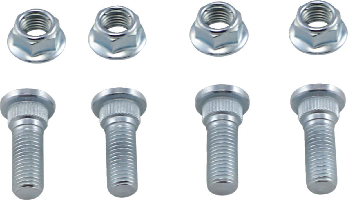 85-1126 - Moose Racing Wheel Stud/Nut Kit For Yamaha YFS200 1988-1994 Rear - Silver