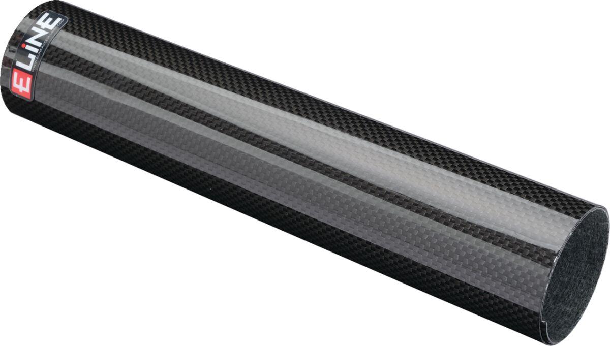 FG01 - Moose Racing Carbon Fibre Fork Guards For Husqvarna 701 Enduro 2016-2024 Upper - Black/Grey